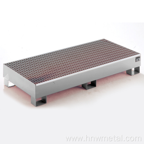 ZOYET Spill Pallet with racks, wheels,handle,grille